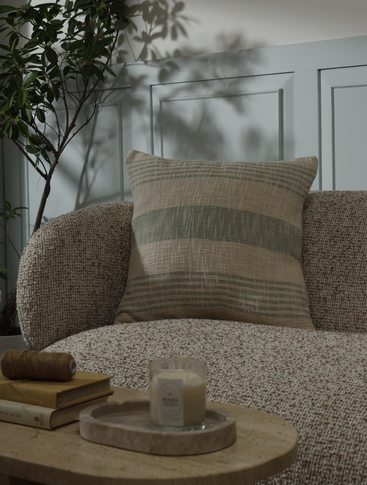 Sahara Cushion Cover – Lumbar - 50 x 30 cm / Sage
