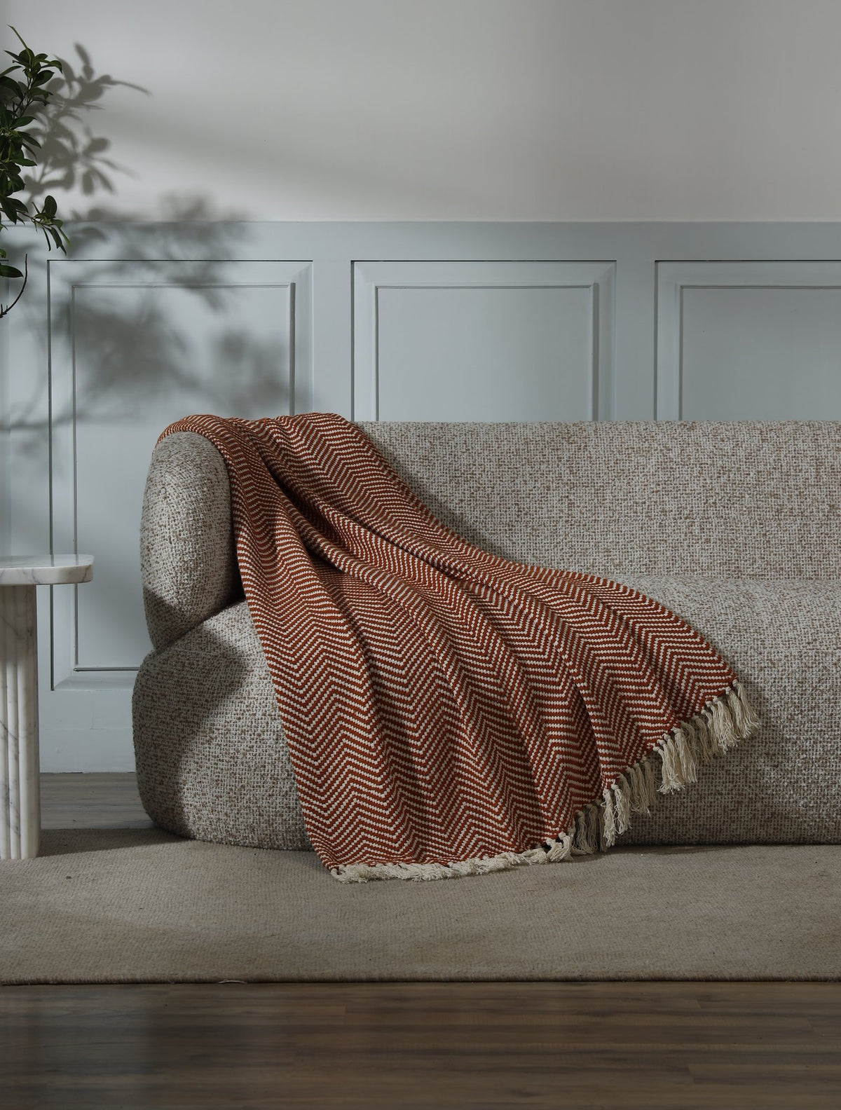 Harlow Throw – Rust