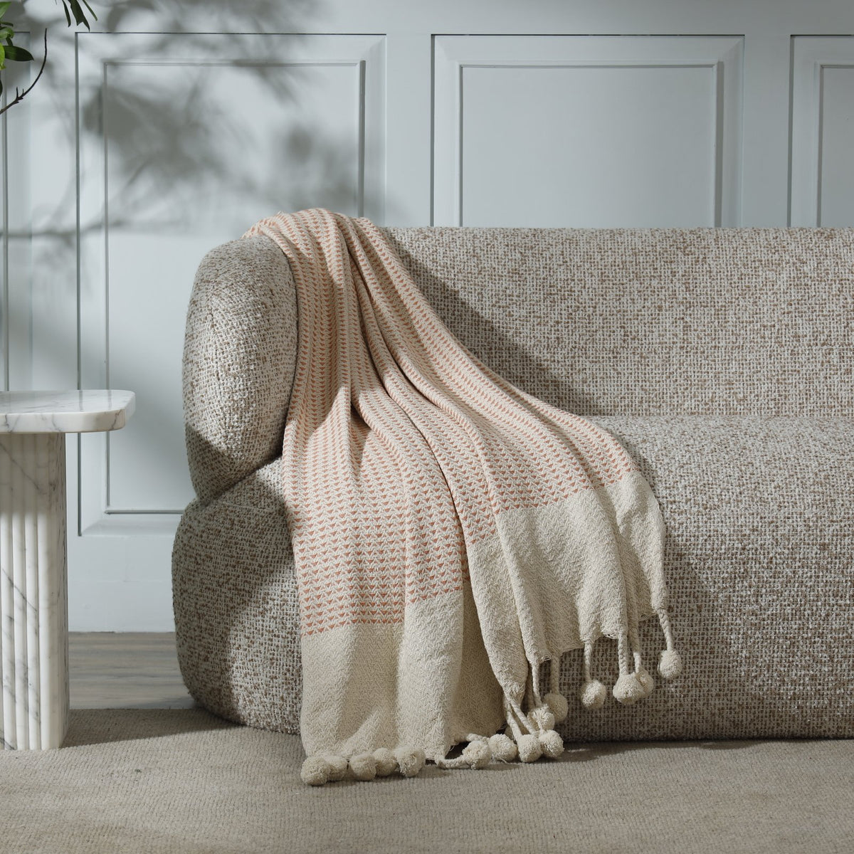 Finch Throw – Clay