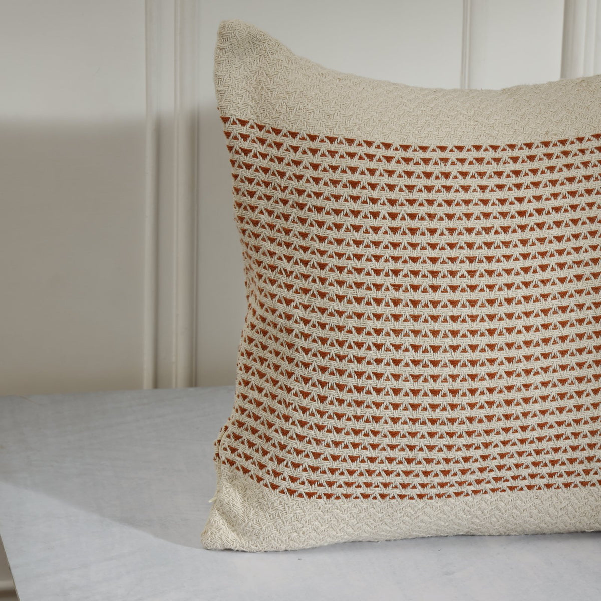 Finch Cushion Cover – Square - 50 x 50 cm / Rust